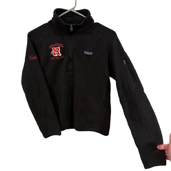 Patagonia Men's Better Sweater 1/4-Zip Fleece In Black Size Medium - Picture 2 of 10